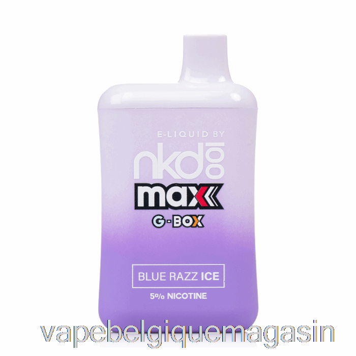 Vape Shop Bruxelles Gbox X Nude 100 5500 Jetable Bleu Razz Ice
